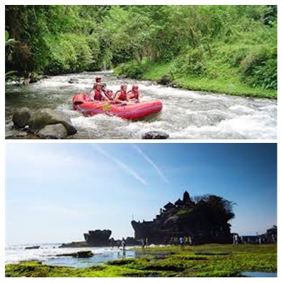 Bali Rafting and Tanah Lot Tour