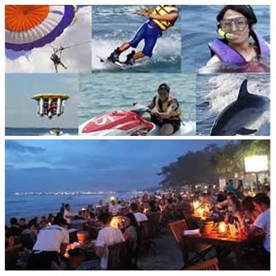 Bali Water Sport and Dinner Tour