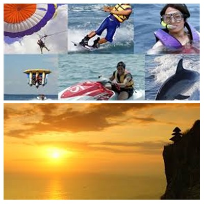 Bali Water Sports and Uluwatu Tour